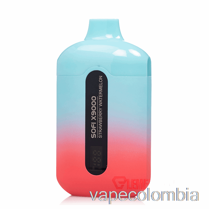 Vape Kit Completo Sofi X9000 0% Cero Nicotina Inteligente Desechable Fresa Sandía